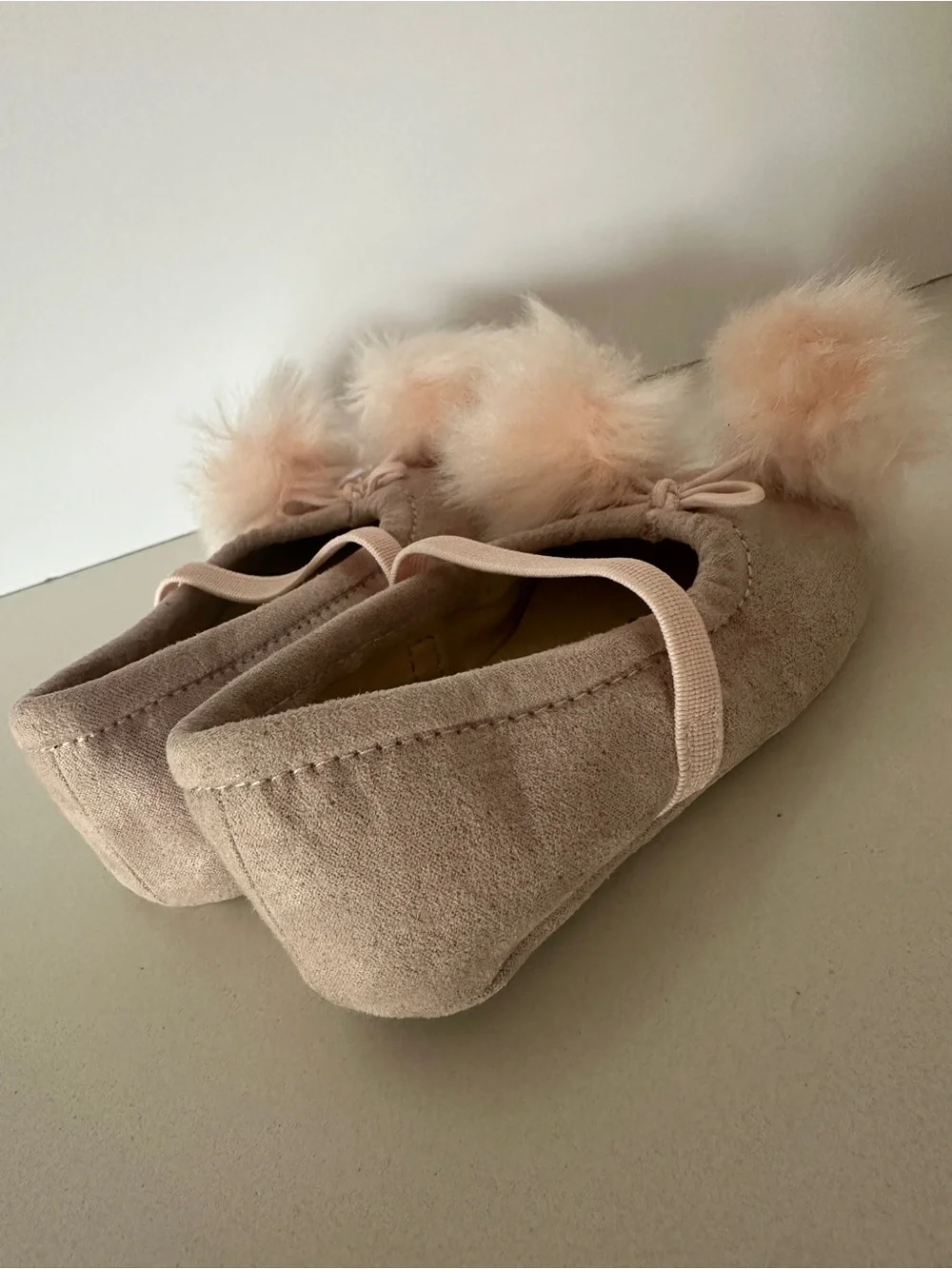 Sam Edelman Baby Felicia Pom Pom Flats Light Pink US Size 3